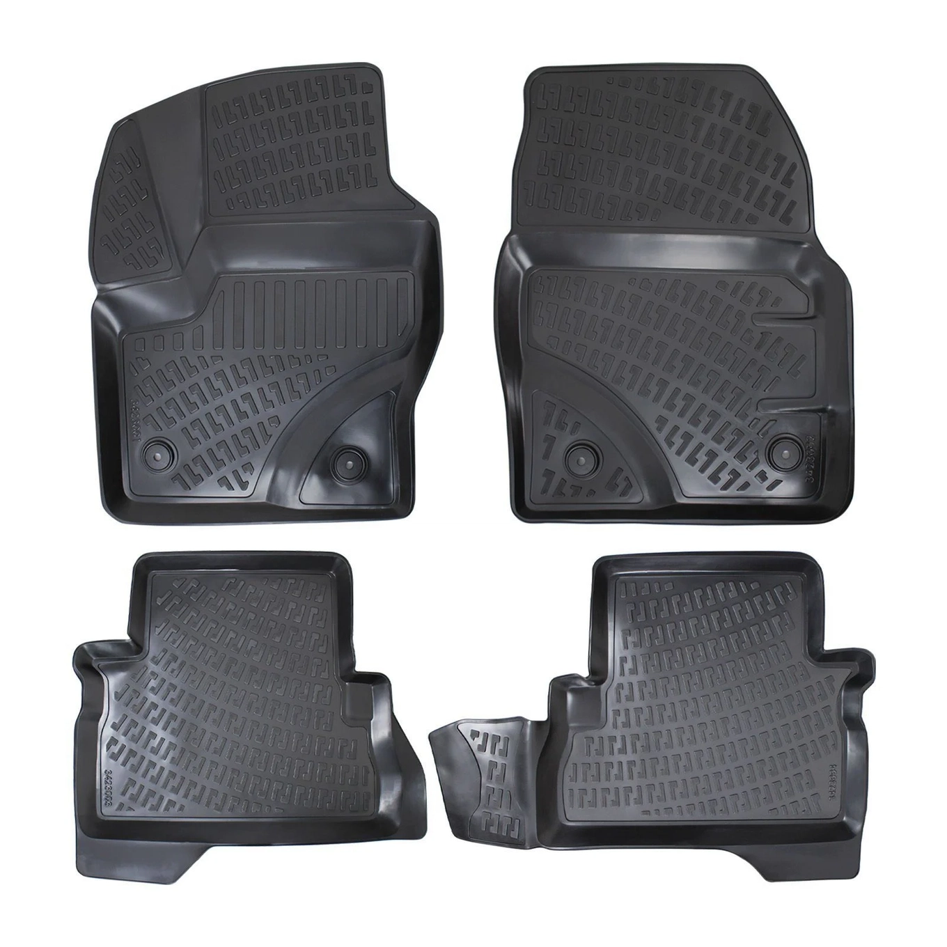 3D Auto Gummimatten & Kofferraumwanne Set für Ford C-Max II Baujahr 2011-2019